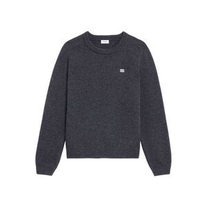 Celine Men Crew Neck Sweater In Wool And Cashmere